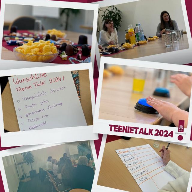 Am 23. Oktober fand der Teenie-Talk der Wohngruppe ...